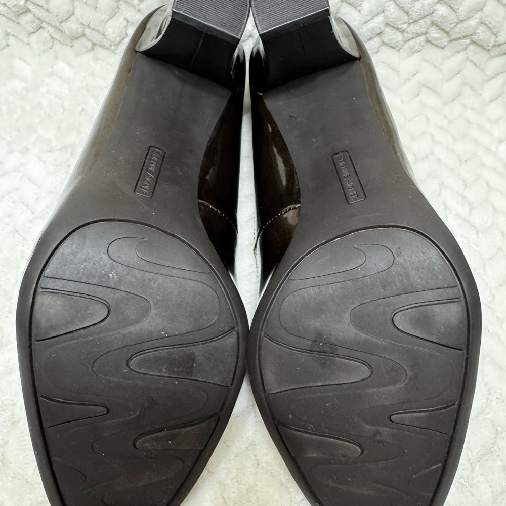 Etienne Aigner Haven Metallic Bronze Patent Heels Size 9M - Picture 6 of 14